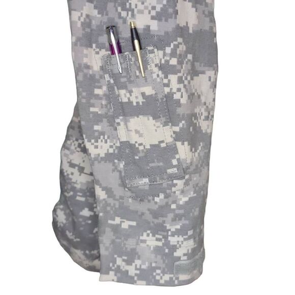 Massif Men’s Camo Flame Resistant Long Sleeve Army Combat Shirt Green XL - Picture 7 of 15